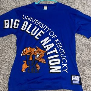 PINK Womens Small, Blue University of Kentucky oversized tee